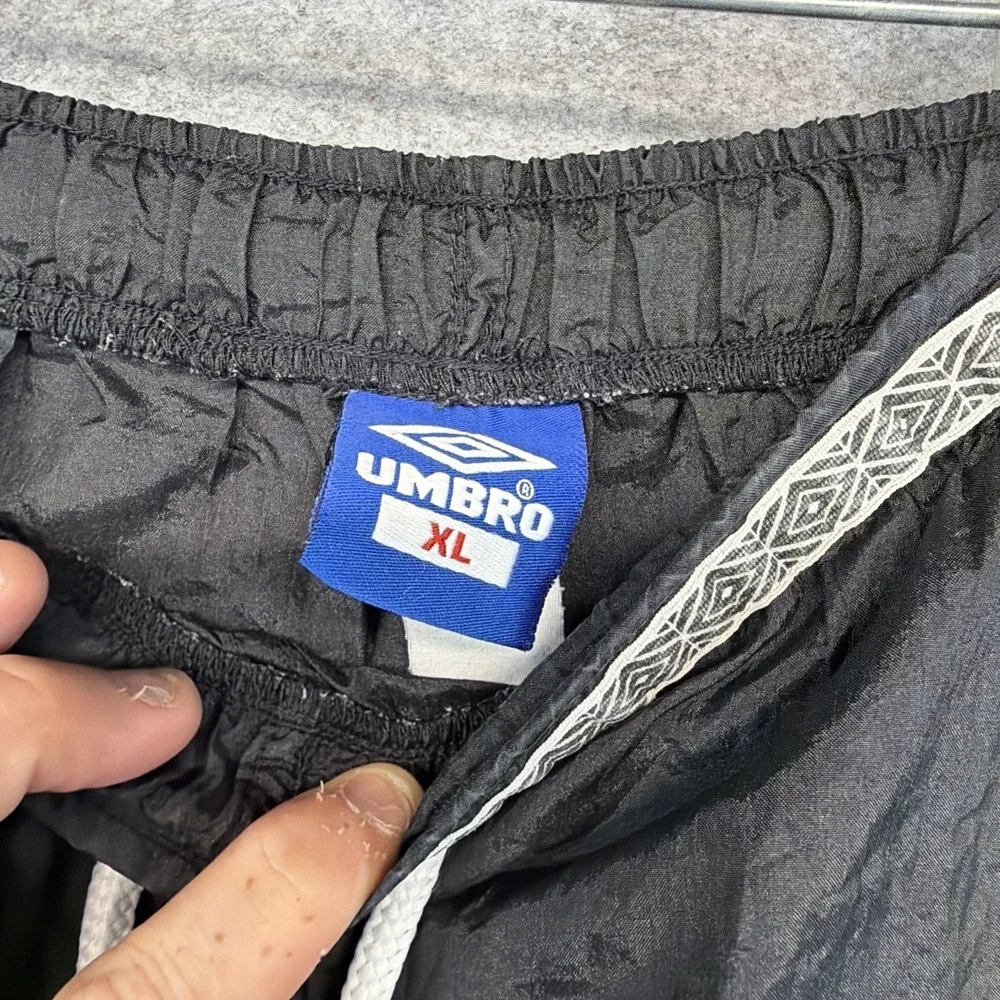 Vintage 90s Umbro Soccer Shorts Adult XL Black Made In USA